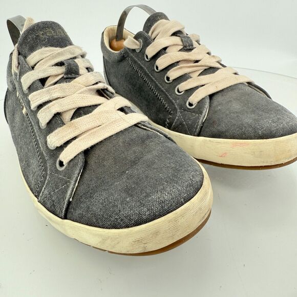 Taos Womens Star Washed Lace Up Canvas Comfort Sneakers casual shoes sz 8.5 - Picture 5 of 14